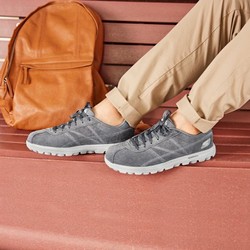 SKECHERS 斯凯奇 6666006 男士轻质健步鞋