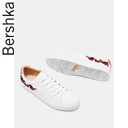 Bershka 巴适卡 15412231001 女士小白鞋