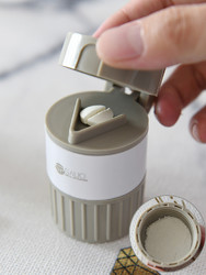 多功能药片切割器药片研磨器切药器收纳盒分药器便携小药盒碾药器