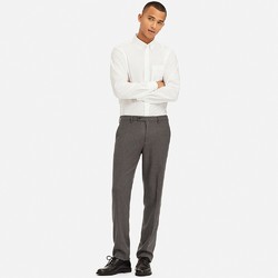 UNIQLO 优衣库 413166 男士无褶修身长裤