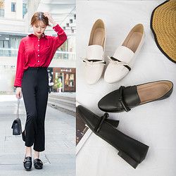 平底单鞋女2019春秋新款学生两穿豆豆鞋韩版百搭乐福鞋网红女鞋潮