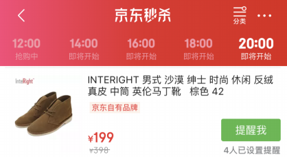 INTERIGHT 男式 沙漠靴