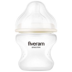 FIVERAMS 五羊 硅胶防胀气宽口径婴儿奶瓶 150ml *2件