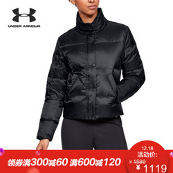 Under Armour 安德玛 UA女子UAS Puffer 羽绒夹克-1326693 黑色001 XL