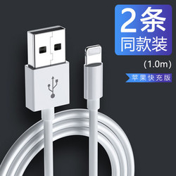 YIBOYUAN 壹博源 苹果 iPhone 数据线 1米 2条装