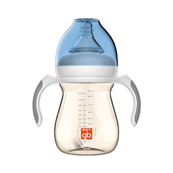 Goodbaby好孩子 小饿魔系列 宽口径吸管PPSU奶瓶 240ml *2件