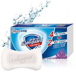 Safeguard 舒肤佳 香皂(4纯白＋2薰衣草)