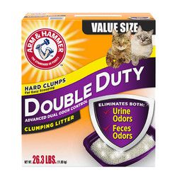 Arm &amp Hammer 艾禾美铁锤猫砂 紫标 26.3磅 *2件