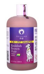 XUEDIAO 雪貂 红棕毛四合一宠物沐浴露 500ml*2瓶