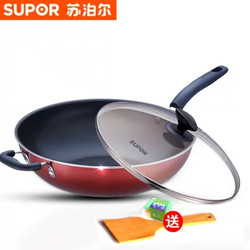 SUPOR 苏泊尔 炒锅NC32F4不粘炒菜锅32CM