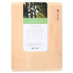 小刘菜板 精装进口百年小叶椴木经典型实木砧板 (50*35*2cm） *3件