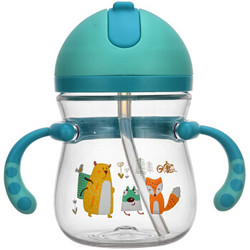 rikang 日康 晶透趣味系列 乖乖杯 蓝色