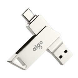 aigo 爱国者 U350 64GB Type-C USB3.0双接口U盘