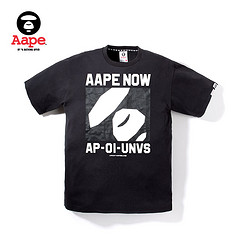Aape男装春夏个性方型猿颜字母印花休闲短袖T恤2798XX8