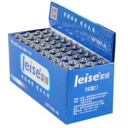 leise 雷摄 LST7AAA-40 7号碳性电池 40粒装