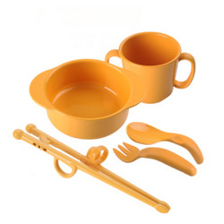 美国 Ecokiddo米仔玉米儿童餐具训练5件套（国内现货）包邮包税