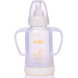 爱得利(IVORY) 奶瓶 标准口径 婴儿奶瓶 新生儿 玻璃奶瓶120ml A92 *3件