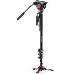 Manfrotto 曼富图 MVMXPRO500 XPRO PLUS 4节摄像独脚架 带液压云台和液压底座