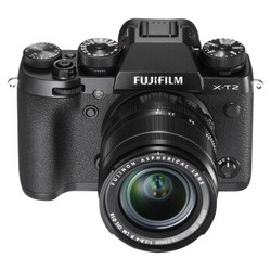 FUJIFILM 富士 X-T2（18-55mm f/2.8-4） APS-C画幅无反相机套机 黑色+赠品