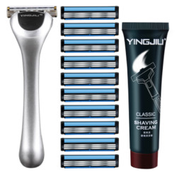 YingJiLi 英吉利 3层剃须刀 1柄10刀头 送35g须膏