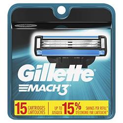 Gillette Mach3 锋速3 三层刀片替换刀头 15个