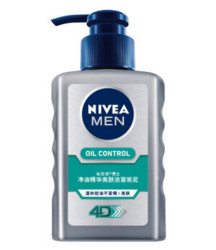 NIVEA 妮维雅 男士净油精华 亮肤洁面炭泥 150ml *3件