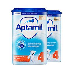 Aptamil 英国 爱他美 婴幼儿配方奶粉 4段 800g*2罐
