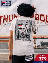 FILA FUSION X STAPLE 斐乐 男子短袖T恤 2019夏季新款复古短袖衫