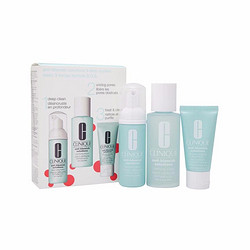 Clinique 倩碧 净颜套装 (洁面50ml+爽肤水100ml+面霜30ml)