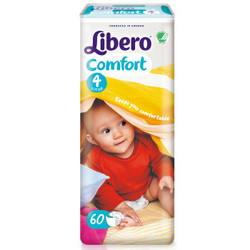 Libero 丽贝乐 婴儿纸尿裤中号尿不湿 M60片 *4件