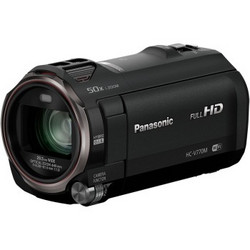 Panasonic 松下 HC-V770M-K 高清数码摄像机 黑色 (20倍光学变焦和高感光度 无线双摄像头)