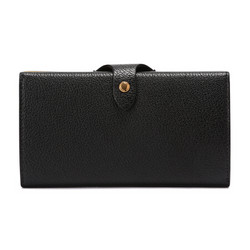 BURBERRY 巴宝莉 女士黑色皮质长款钱包钱夹 40734021