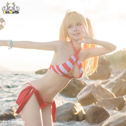 漫创 Fate/Grand Order 泳装尼禄 Caster尼禄cosplay泳衣女