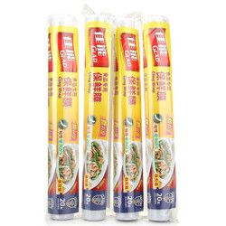 佳能（Glad）20米简装保鲜膜四件套W20MR（30cm*20m*4卷） *2件