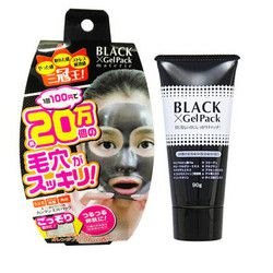 BLACK GEL PACK 撕拉面膜 去黑头角质毛穴清洁面膜 90g *2