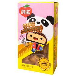 韩滋 宝宝零食辅食 儿童磨牙钙铁锌小麦胚芽饼干80g