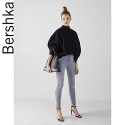 Bershka 巴适卡 05004211809 女士破洞牛仔裤