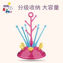 mdb简约奶瓶收纳架大容量宝宝用品沥水干燥架新生儿奶瓶晾干架