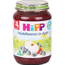 HiPP 喜宝 有机蓝莓苹果泥免敏 4个月以上宝宝 190g