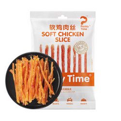 最宠（paddytime）训犬鲜肉宠物零食 软鸡肉丝狗零食80g/袋装肉干狗粮 *2件