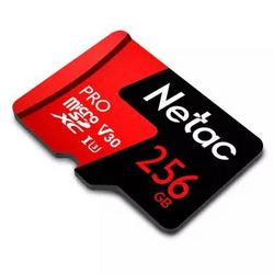 Netac 朗科 PRO MicroSDXC UHS-I U3 V30 TF存储卡 256GB