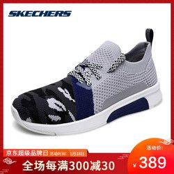 Skechers斯凯奇女鞋新款时尚一脚套 网布舒适懒人休闲鞋 68717 迷彩色/CAMO 36