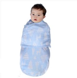 misslele 米乐鱼 婴儿防惊跳四季款包被 *2件