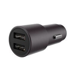 青米（CHING MI）双口车载充电器 5V/3.6A 双USB智能输出 支持快充 QU0020