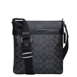 COACH 蔻驰 F71877 男士竖款单肩斜挎包