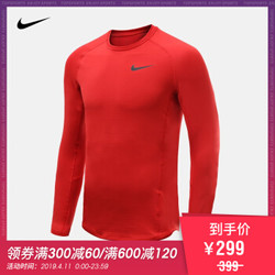 耐克 Nike THERMA 男子圆领上衣929722 929722-657红/粉红/玫瑰红 S *2件